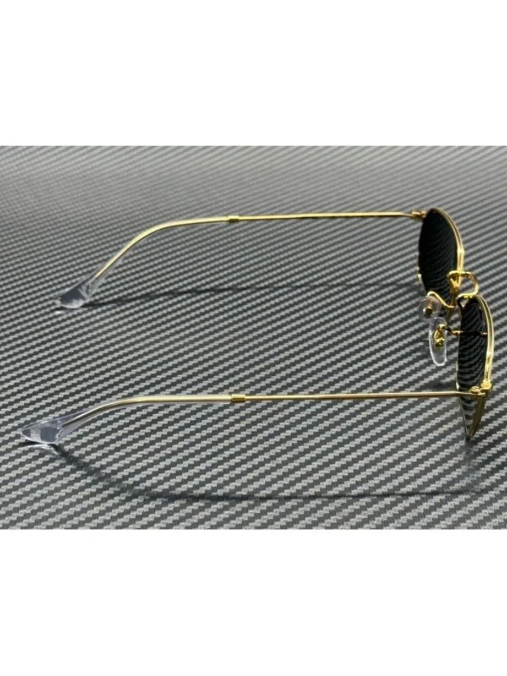New Ray-Ban Men Arista Gold Sunglasses 57-18-145